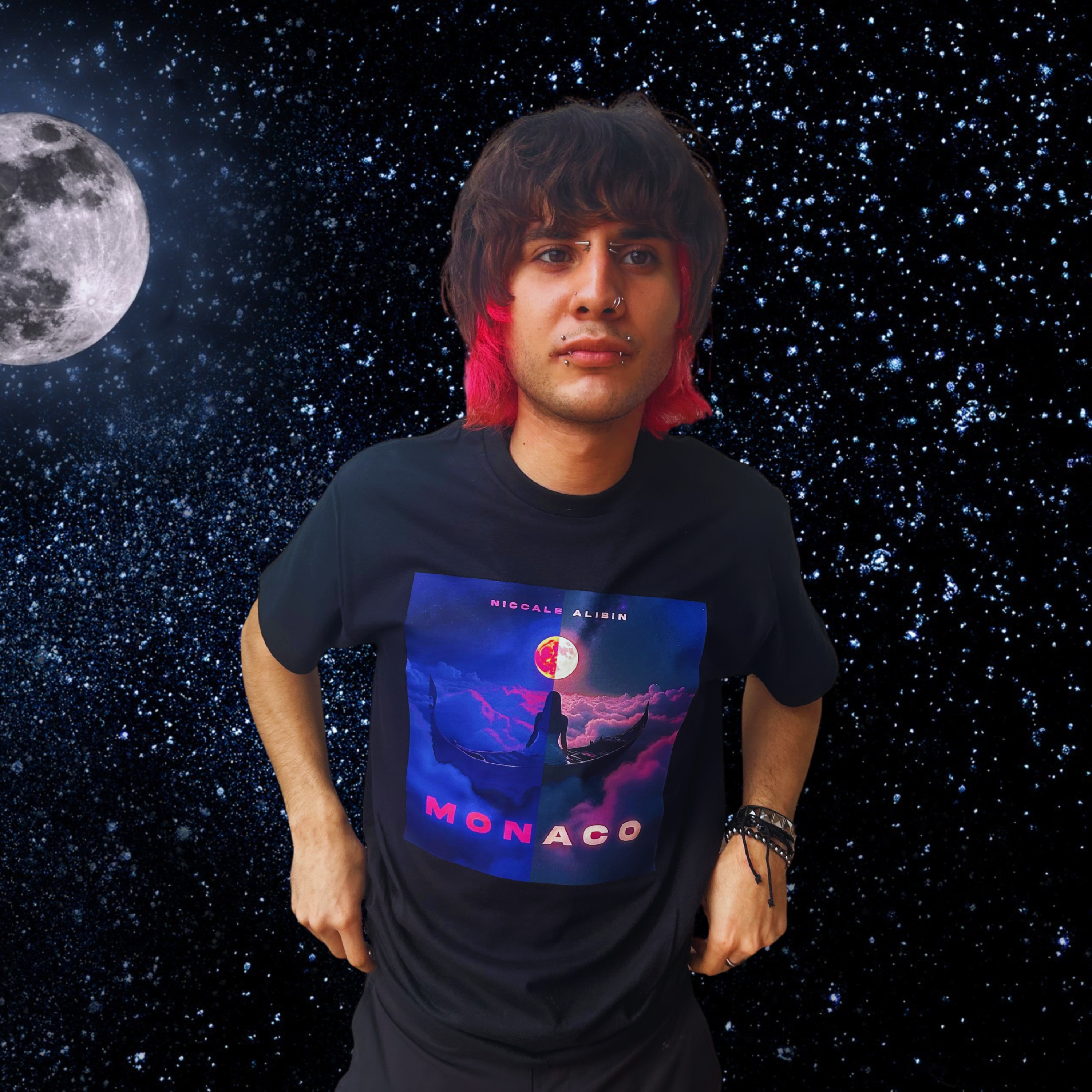 *SIGNED* MONACO, Hybrid Design Tee