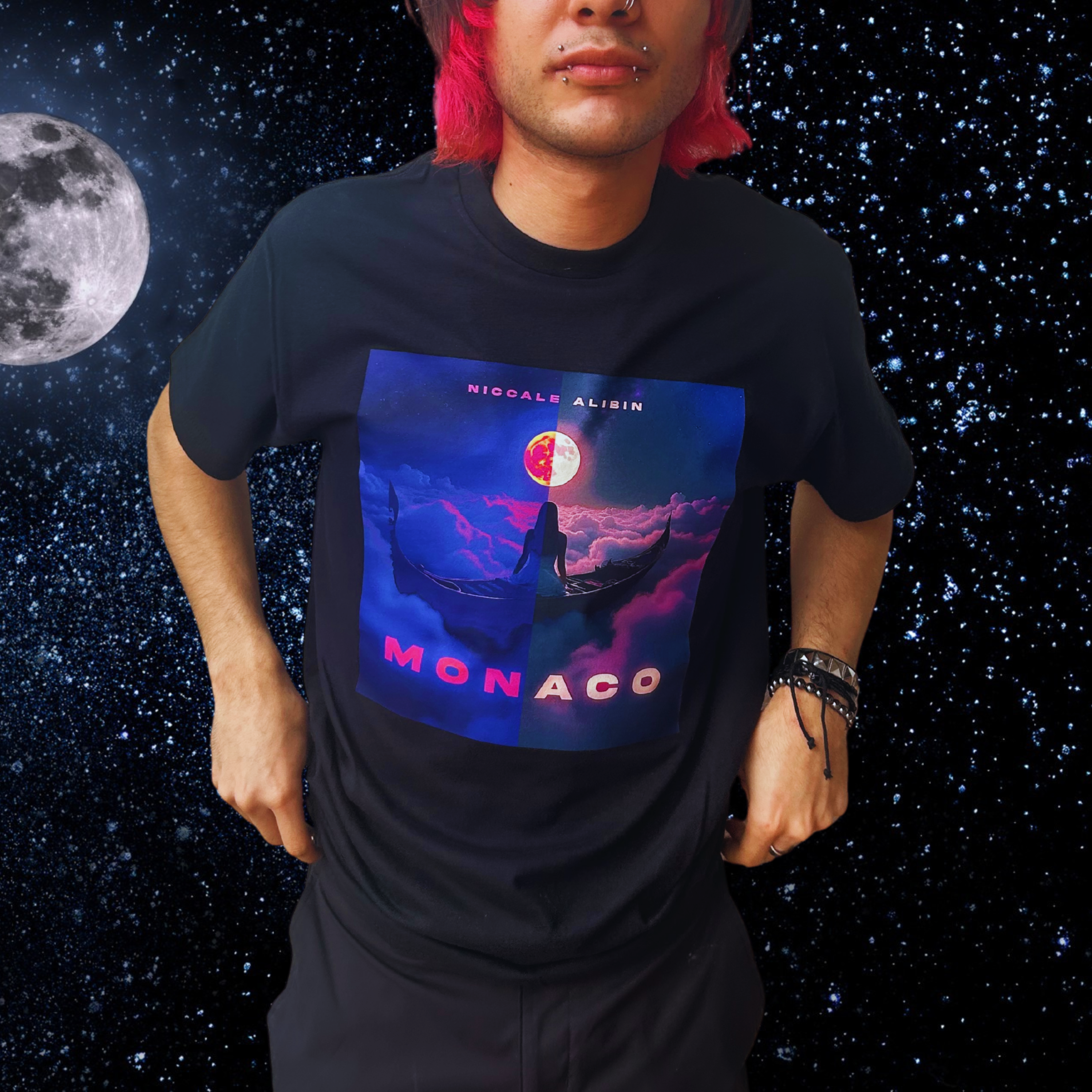 *SIGNED* MONACO, Hybrid Design Tee
